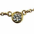 Tiffany & Co by the Yard Elsa Peretti 750 Diamond Diameter 3.4 Necklace Yellow — view 2