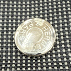 Hermes Her Line Silver Logo Series Button Canvas Hand Tote Gray — view 9
