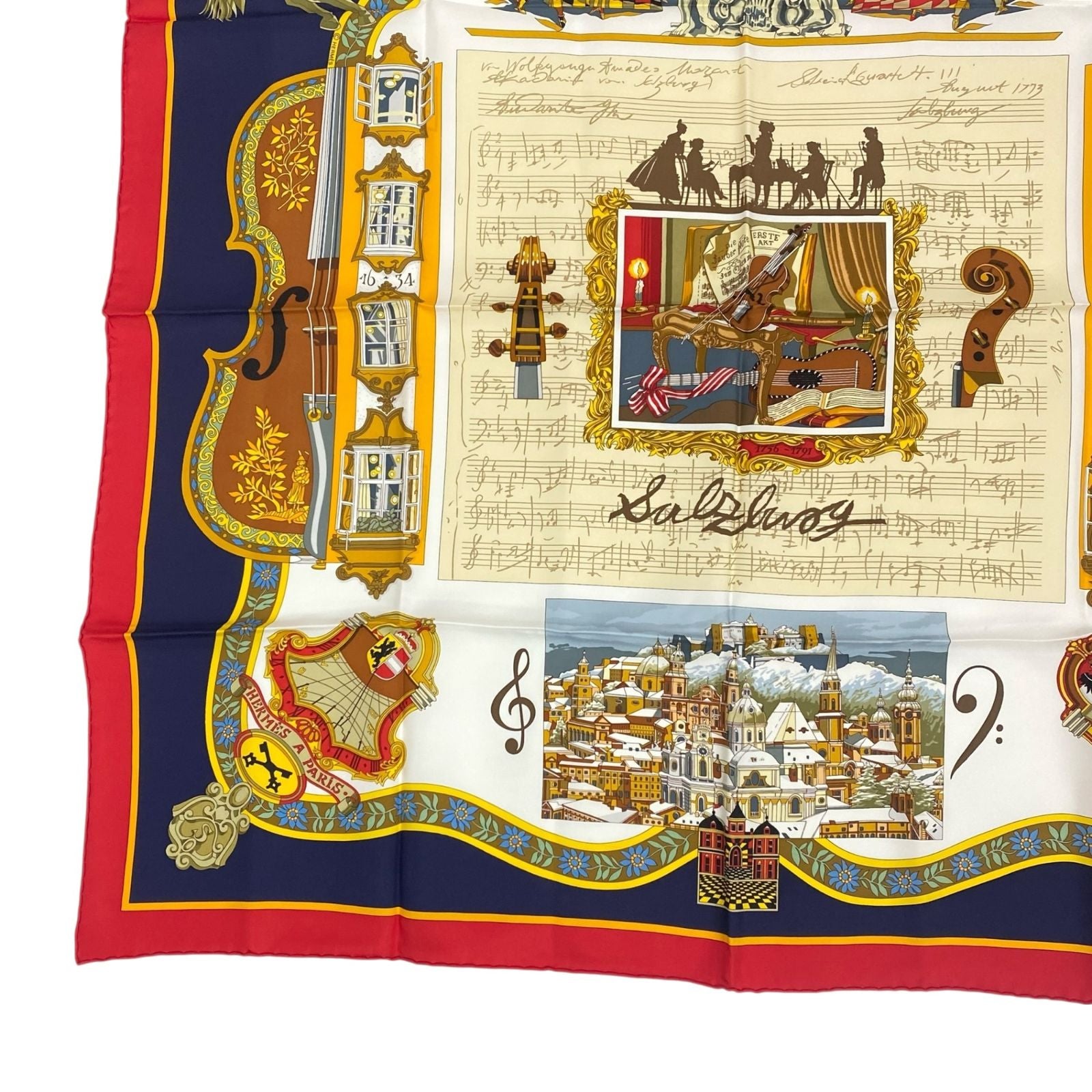 Hermes Carre 90 in Salzburg Scarf Silk — view 4