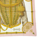 Hermes Carre 90 Brandebourgs Scarf Silk Pink — view 5