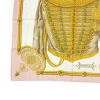 Hermes Carre 90 Brandebourgs Scarf Silk Pink — view 4
