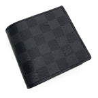 Louis Vuitton Damier Cobalt Portefeuille Marco Bifold Wallet Fabric