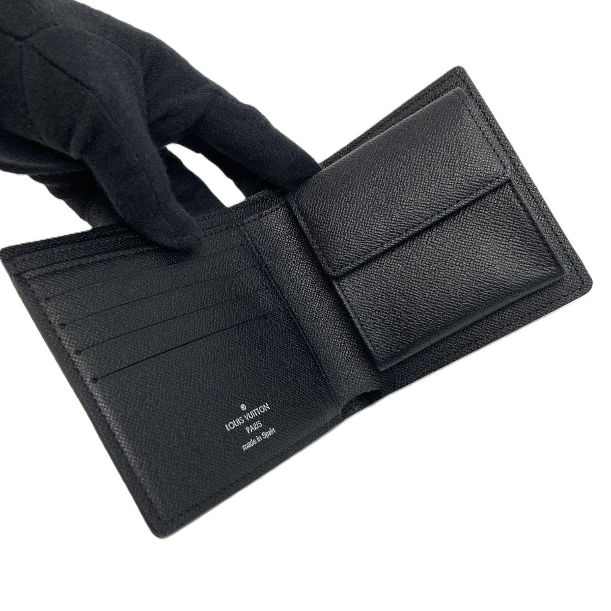 Louis Vuitton Damier Cobalt Portefeuille Marco Bifold Wallet Fabric — view 4