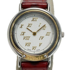 Hermes Meteor-l White Quartz Watch