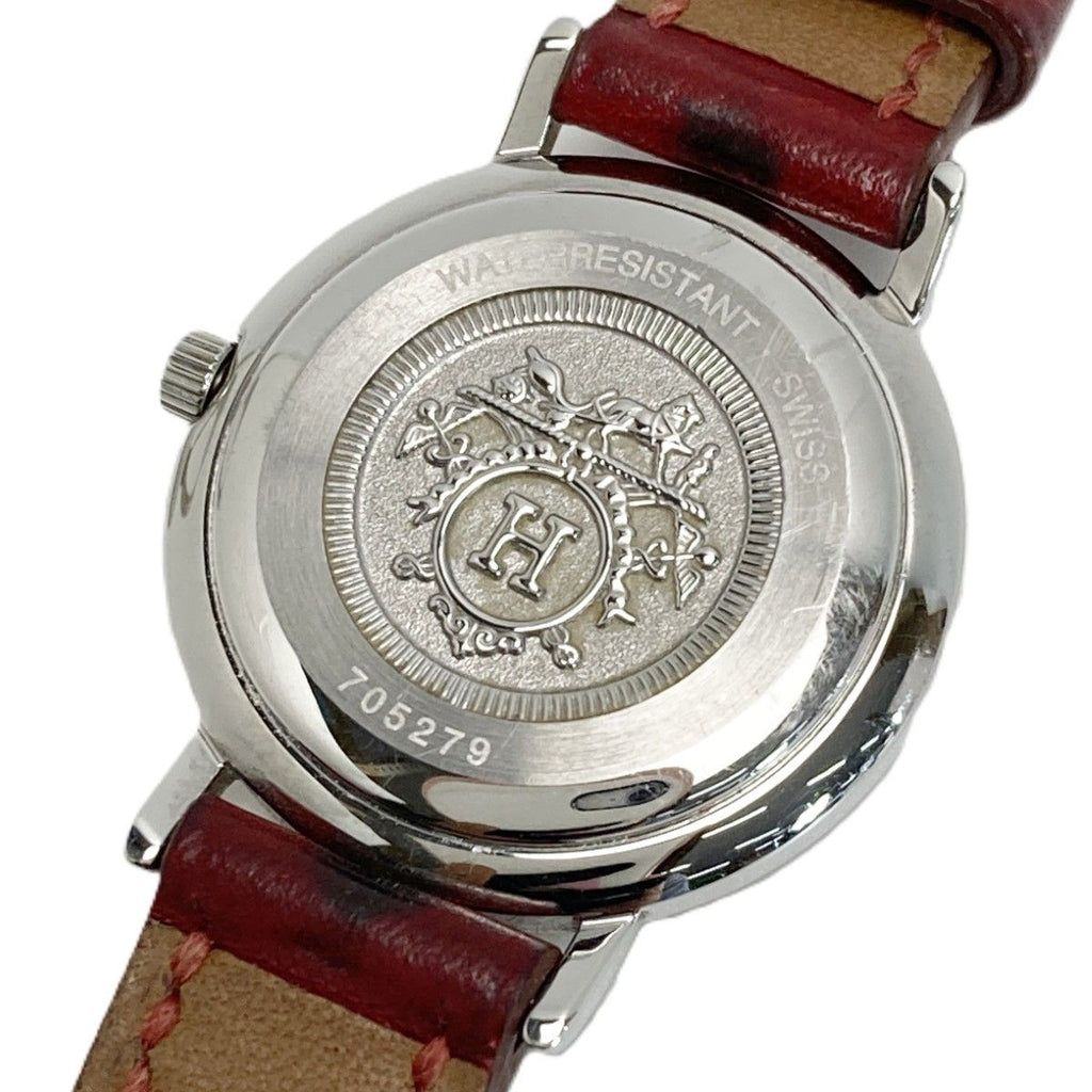 Hermes Meteor-l White Quartz Watch — view 4