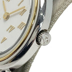 Hermes Meteor-l White Quartz Watch — view 3