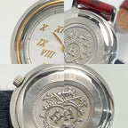 Hermes Meteor-l White Quartz Watch — view 9