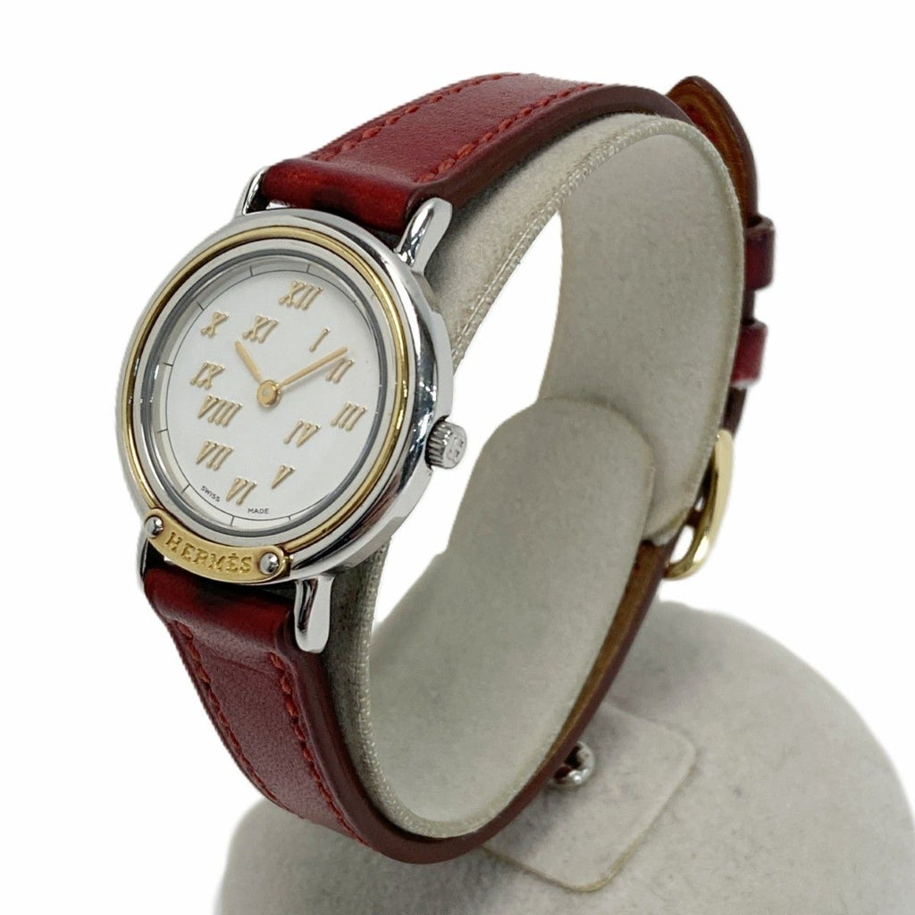 Hermes Meteor-l White Quartz Watch — view 2