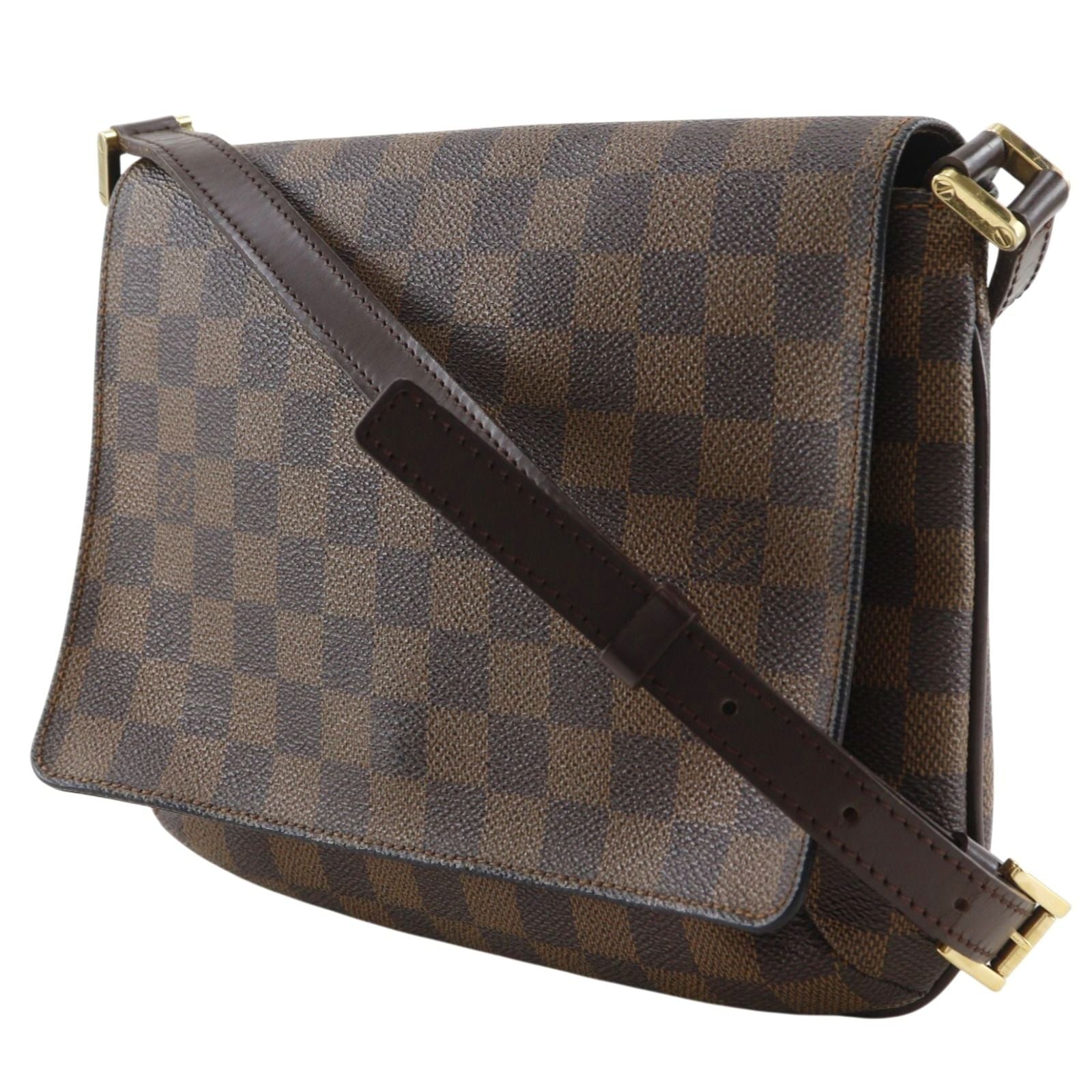 Louis Vuitton Musette Tango Long Shoulder Bag Damier Canvas Brown — view 2
