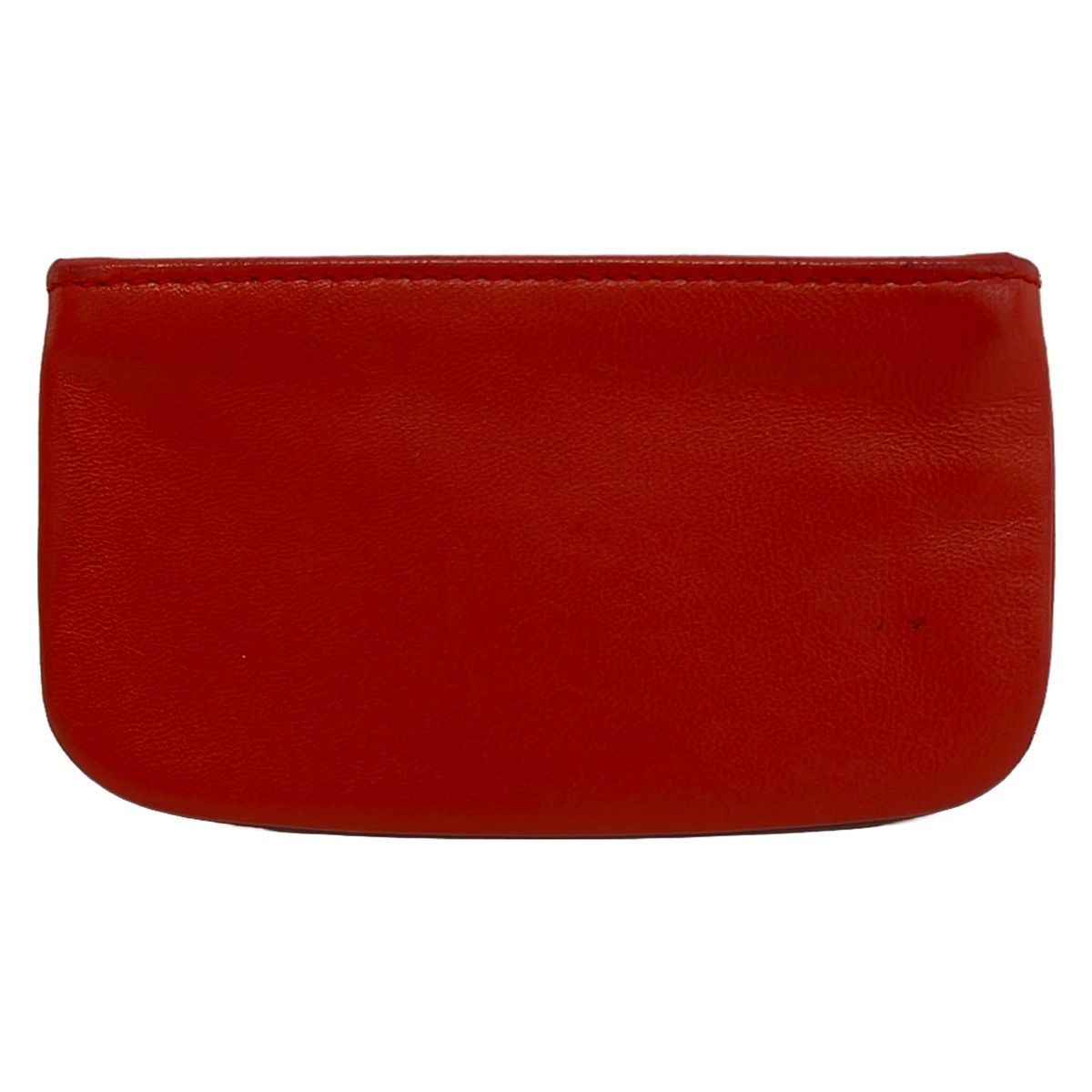 Loewe Coin Case Red Embossed Leather — view 2