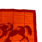 Hermes Scarf Silk Zingaro Tokyo Orange — view 3