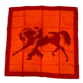 Hermes Scarf Silk Zingaro Tokyo Orange