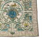 Hermes Carre 90 Silk 100% Scarf Peintre du Cheval Horse Painter Blawan — view 5