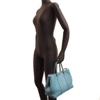 Hermes Tote Blue — view 9