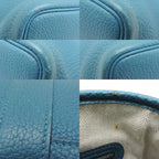 Hermes Tote Blue — view 8