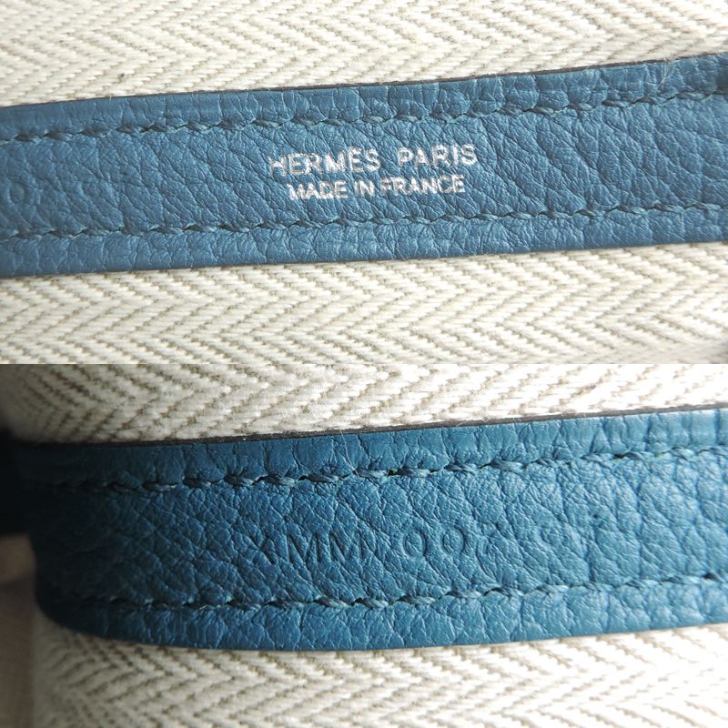 Hermes Tote Blue — view 7