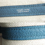Hermes Tote Blue — view 7