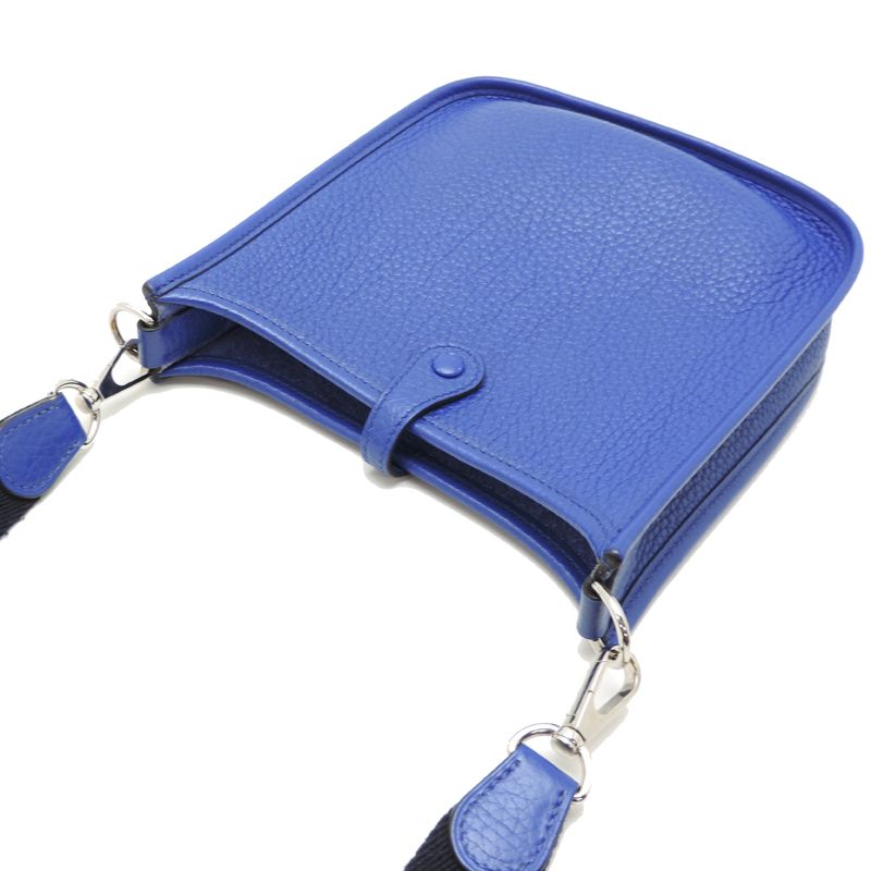 Hermes Shoulder Bag Blue — view 4