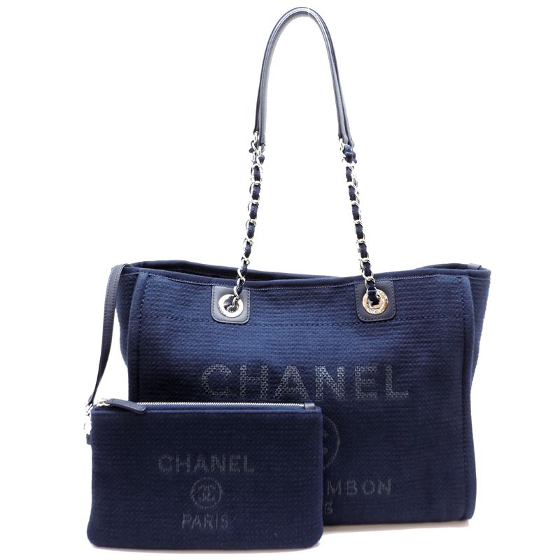 Chanel Shoulder Bag Navy