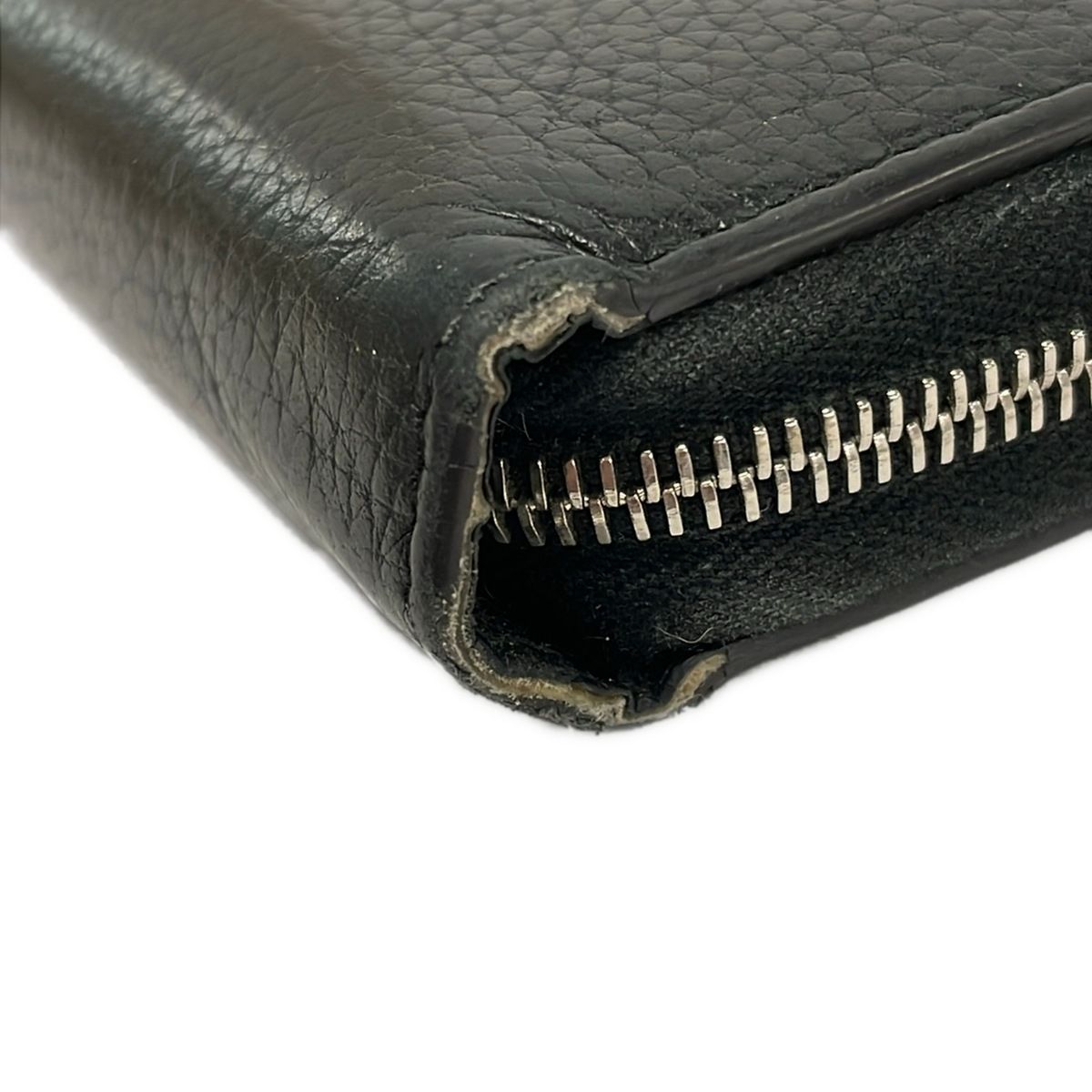 Celine Wallet Black Zip Around Leather — view 7