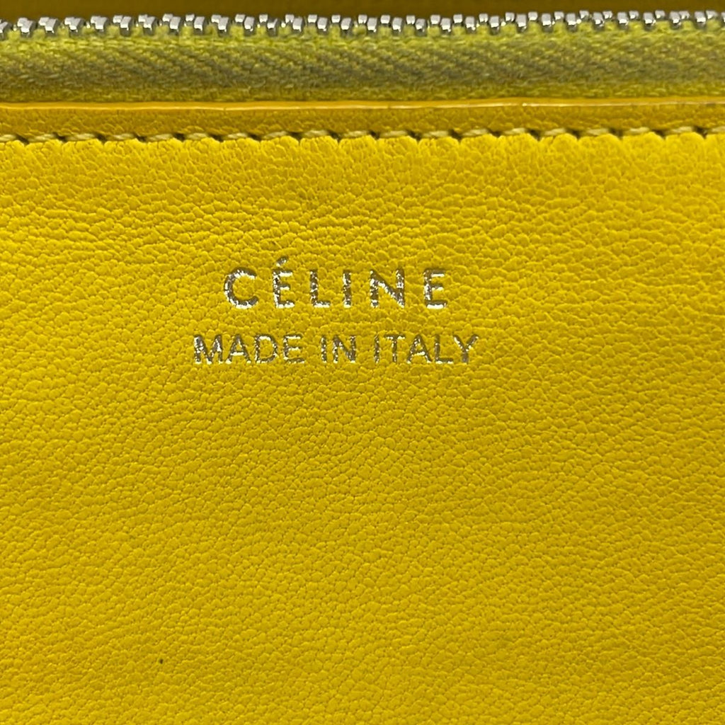 Celine Wallet Black Zip Around Leather — view 5