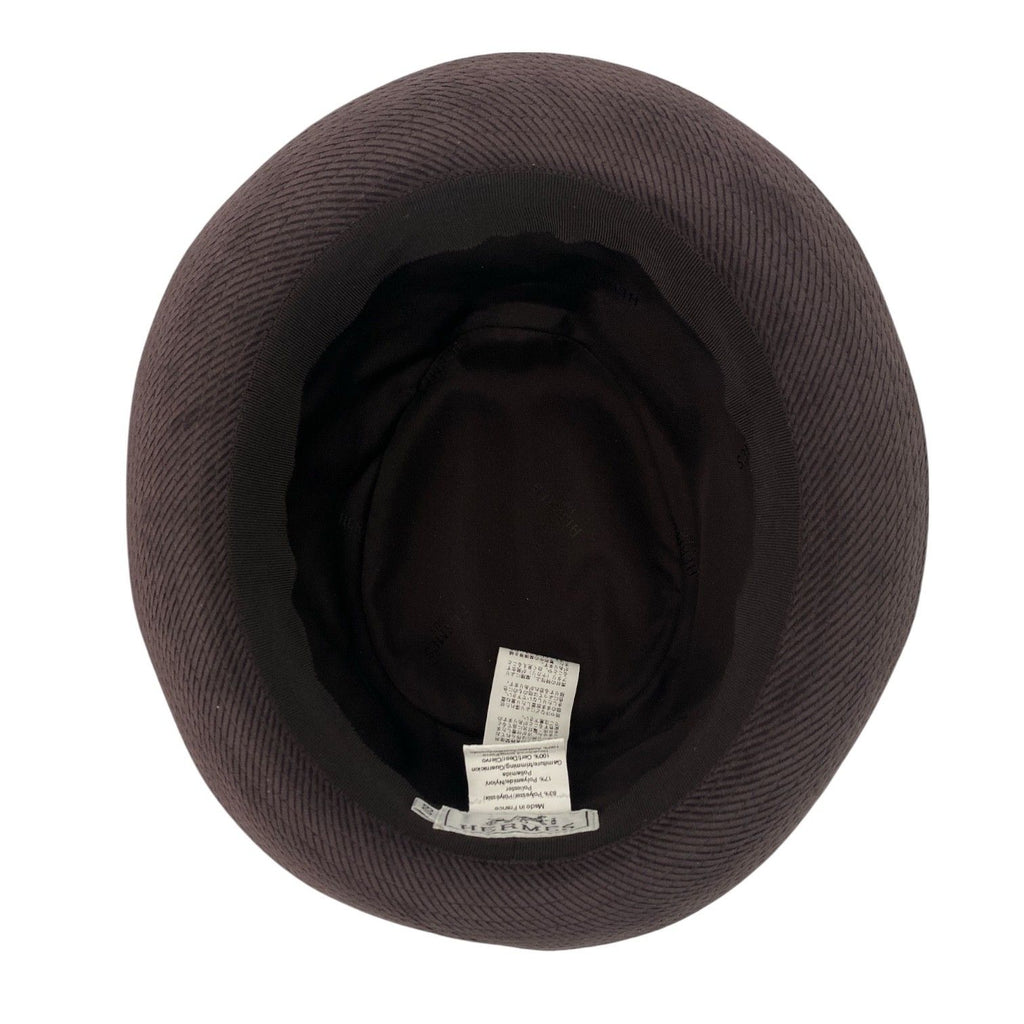 Hermes Corduroy Hat Purple — view 4