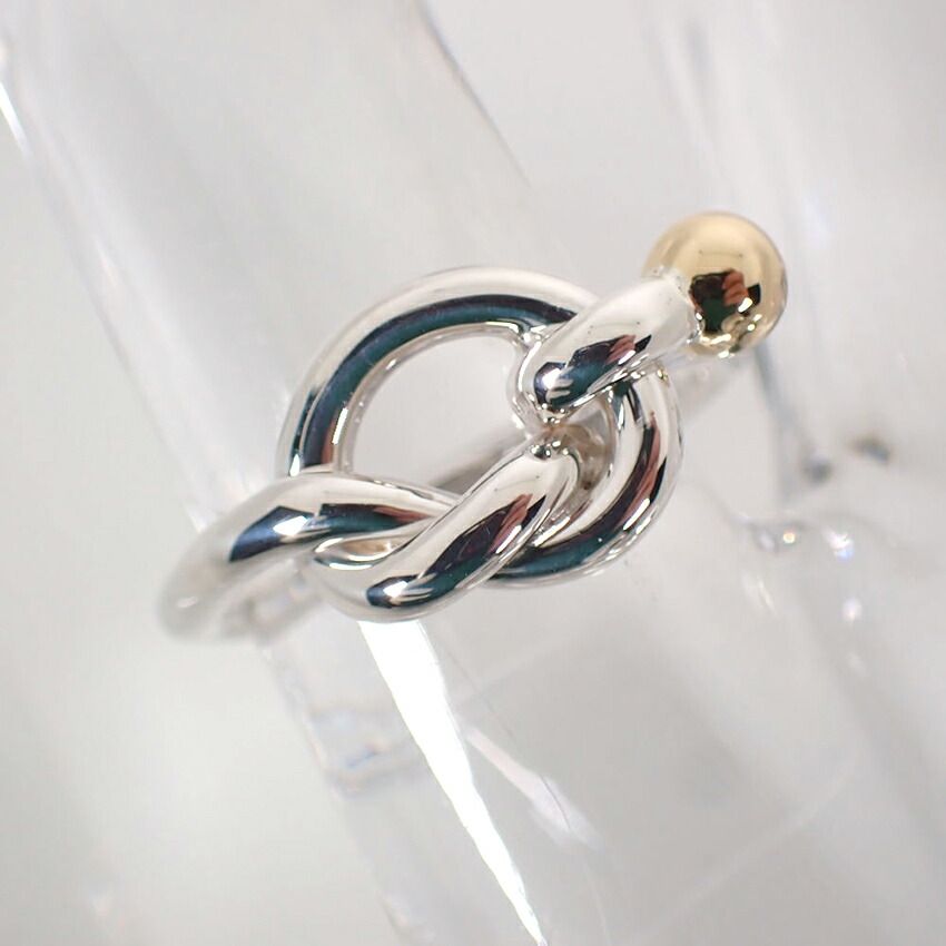Tiffany & Co 925 750 Love Knot Ring — view 5