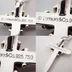 Tiffany & Co 925 750 Signature Cross Necklace — view 9