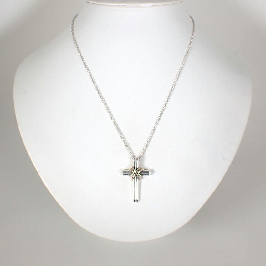 Tiffany & Co 925 750 Signature Cross Necklace — view 2