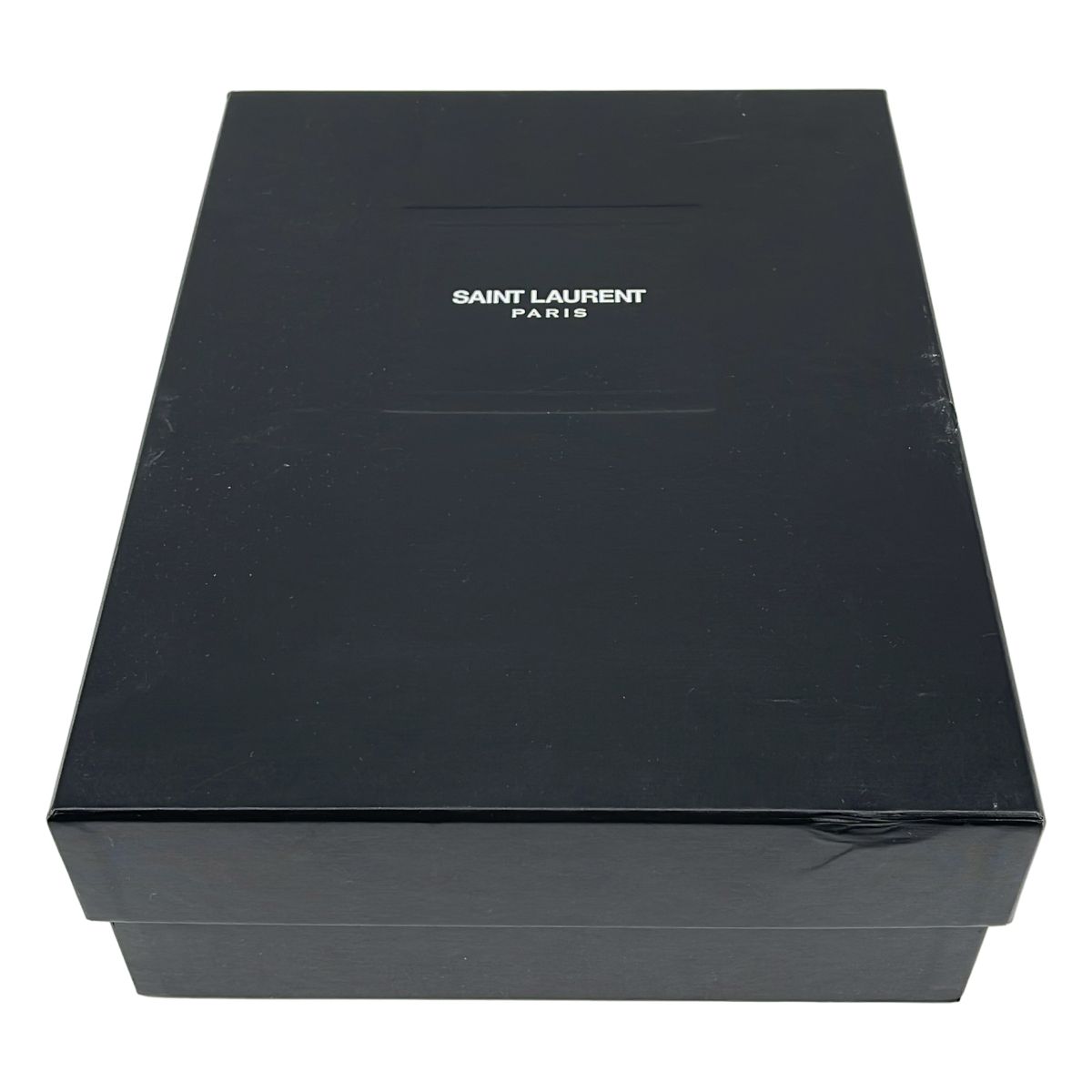 Saint Laurent Paris Era Leather Studded High Top Boots 38 Black — view 6