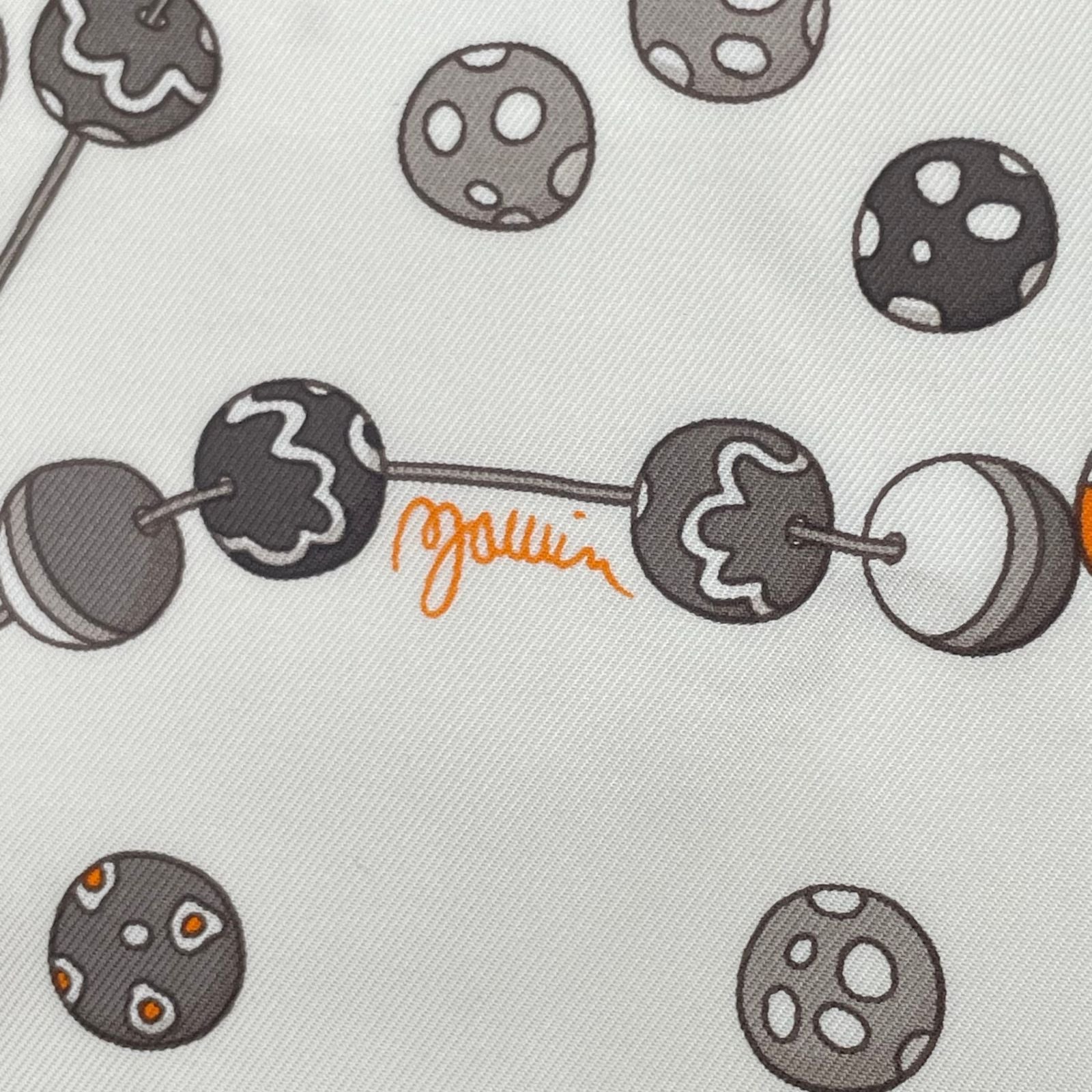 Hermes Silk Carre 90 Scarf Dancing Pearl Multicolor — view 7
