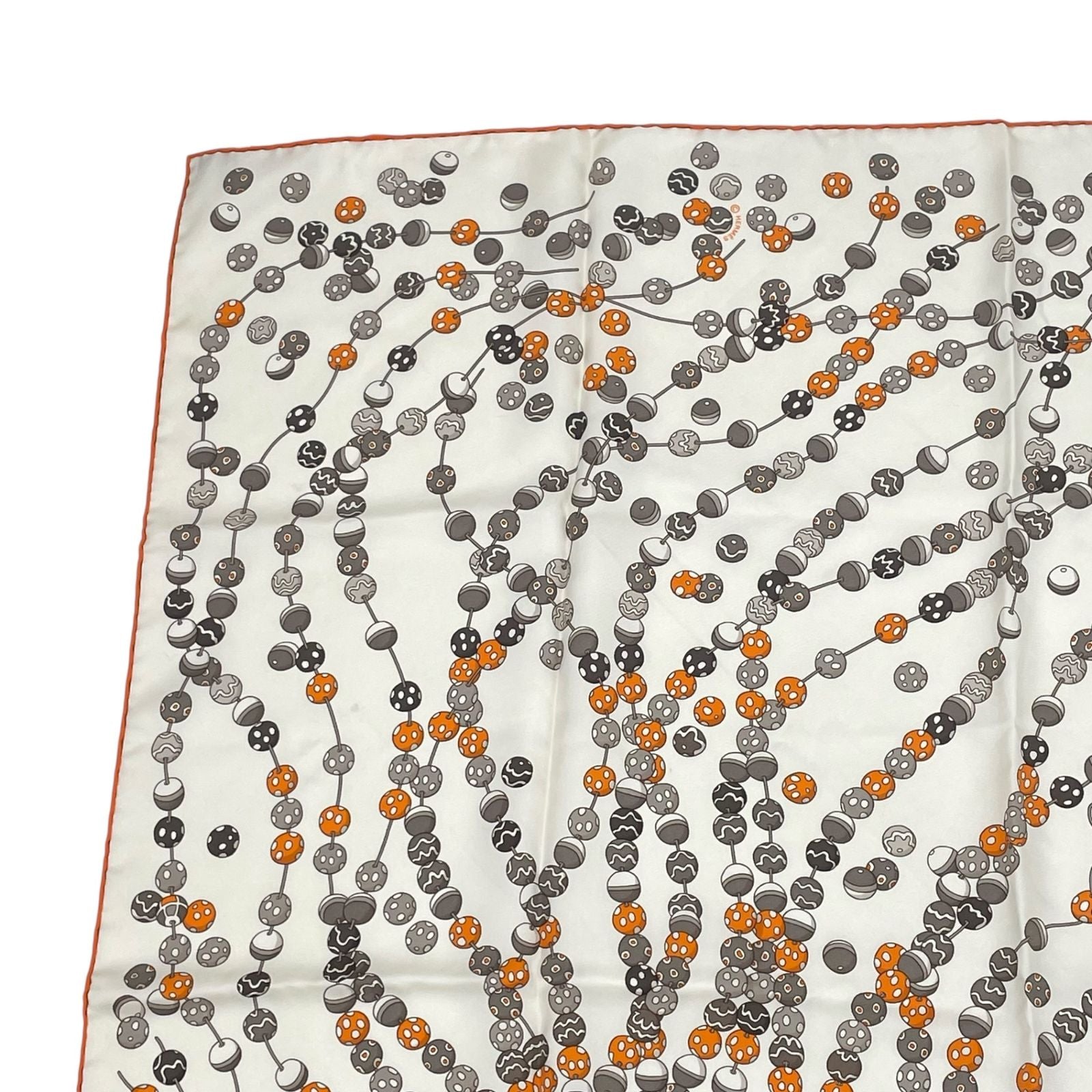 Hermes Silk Carre 90 Scarf Dancing Pearl Multicolor — view 2