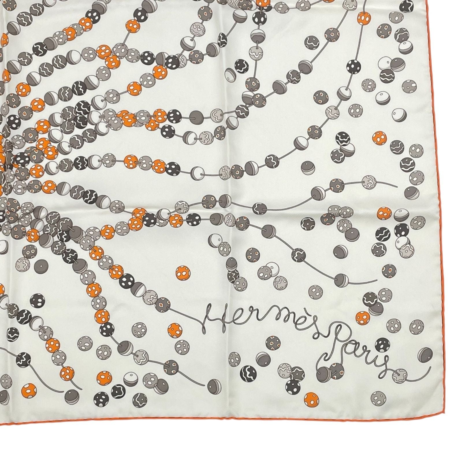 Hermes Silk Carre 90 Scarf Dancing Pearl Multicolor — view 5