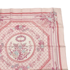 Hermes Carre 90 Jeux de Paille Silk Scarf Allover Pattern Small Bird Butterfly — view 4