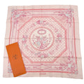 Hermes Carre 90 Jeux de Paille Silk Scarf Allover Pattern Small Bird Butterfly