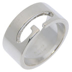 Gucci Logo Sterling 925 Silver Ring
