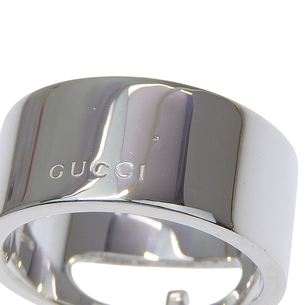 Gucci Logo Sterling 925 Silver Ring — view 4