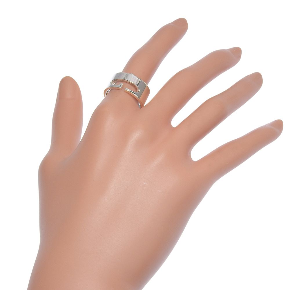 Gucci Logo Sterling 925 Silver Ring — view 2