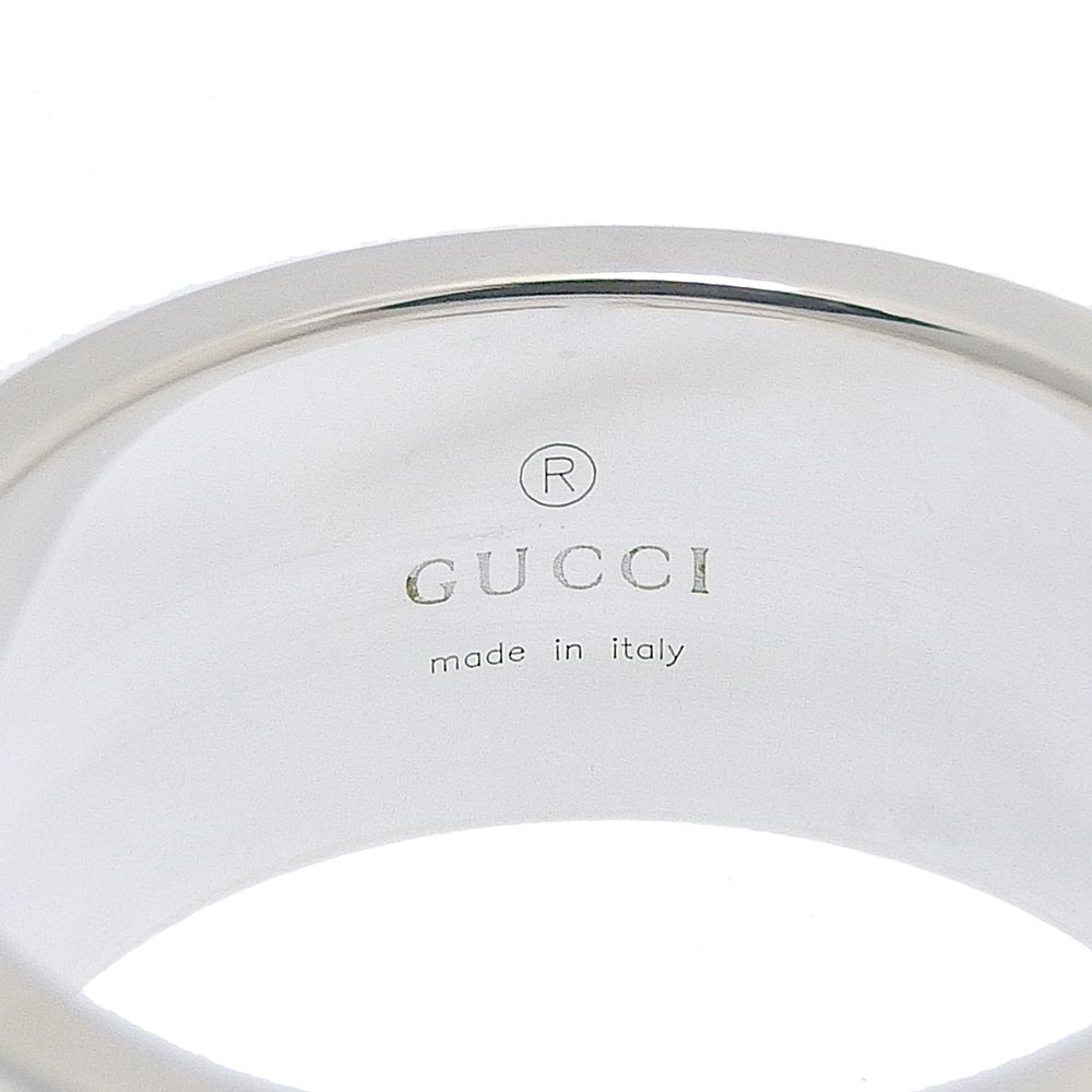 Gucci Logo Sterling 925 Silver Ring — view 6