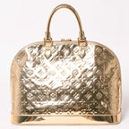 Louis Vuitton Alma GM Handbag Monogram Miroir Gold — view 2