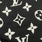 Louis Vuitton Silk Scarf Etole LV Idylle Monogram Noir Black Pink — view 8