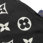 Louis Vuitton Silk Scarf Etole LV Idylle Monogram Noir Black Pink — view 5