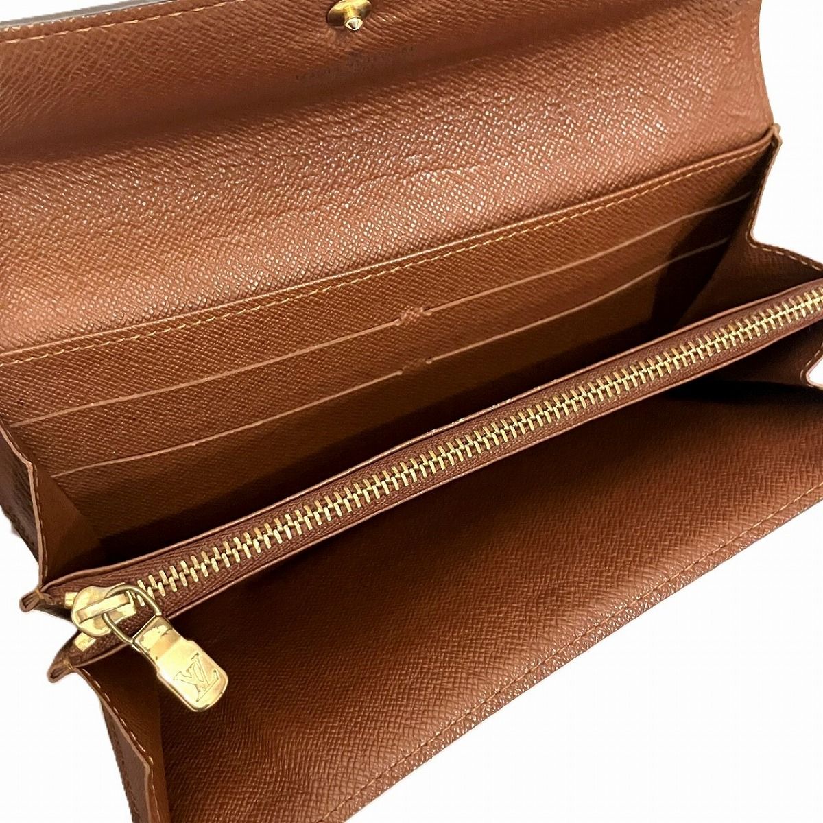 Louis Vuitton Portefeuille Sarah Monogram Wallet Canvas — view 7