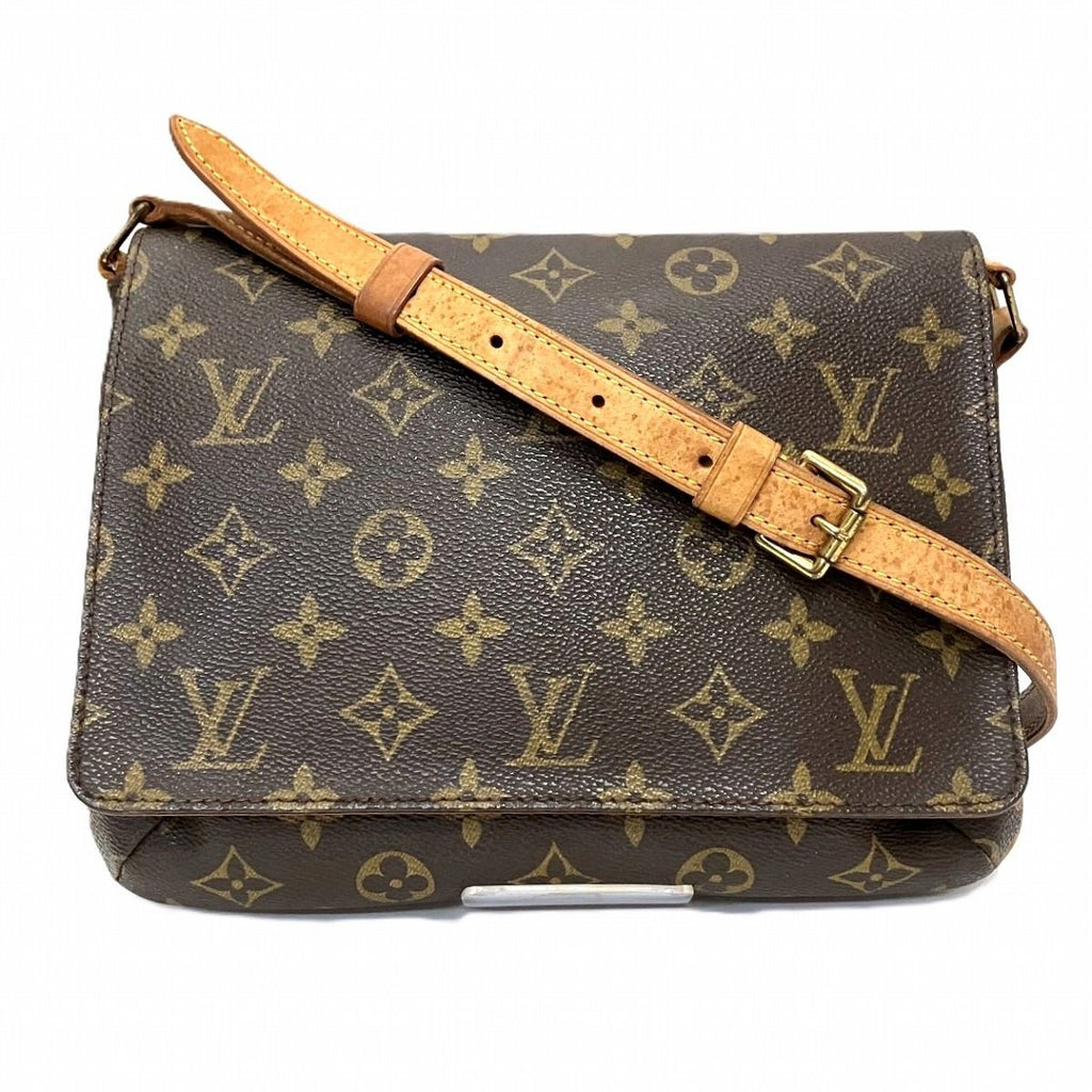 Louis Vuitton Musette Tango Short Monogram Shoulder Bag Canvas