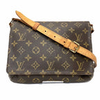 Louis Vuitton Musette Tango Short Monogram Shoulder Bag Canvas