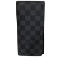 Louis Vuitton Portefeuille Brazza Damier Graphite Wallet Canvas
