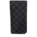 Louis Vuitton Portefeuille Brazza Damier Graphite Wallet Canvas