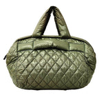 Chanel Coco Cocoon Boston Bag Nylon Leather — view 2