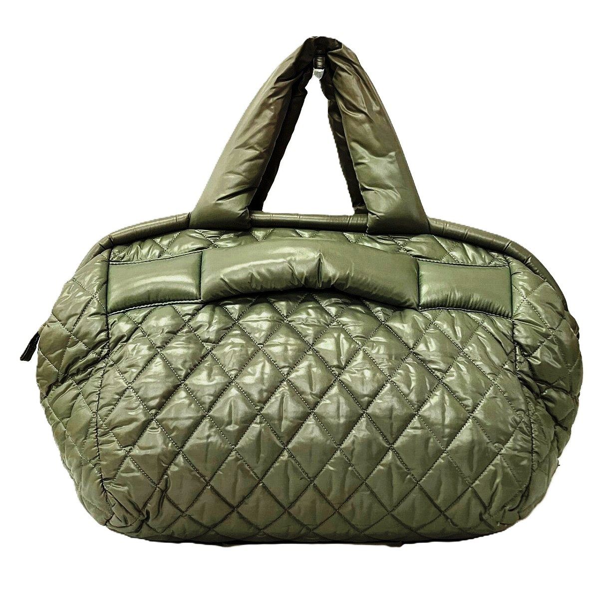 Chanel Coco Cocoon Boston Bag Nylon Leather — view 2