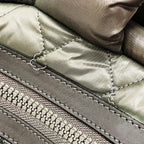 Chanel Coco Cocoon Boston Bag Nylon Leather — view 7